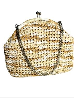 Vintage 1950s Stylecraft Miami Straw Bag
